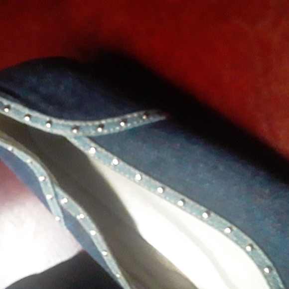 Studded Denim Shoes - Picture 3 of 6
